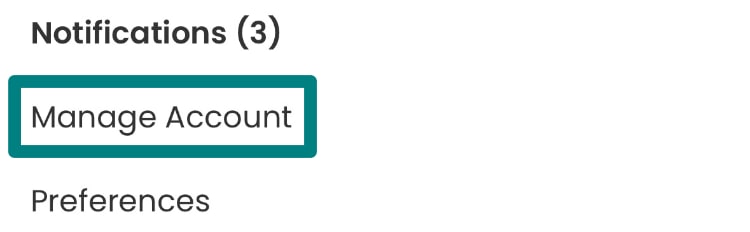 Find Manage Account